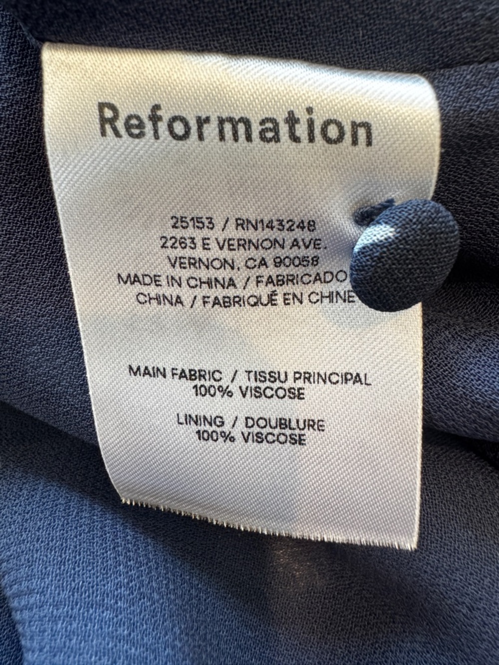 Reformation Doutzen Dress in Lotti, Size 8, Like New - Picture 10 of 13